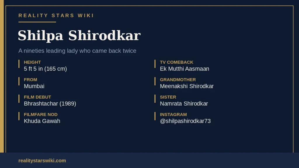 Basic Stats of Shilpa Shirodkar